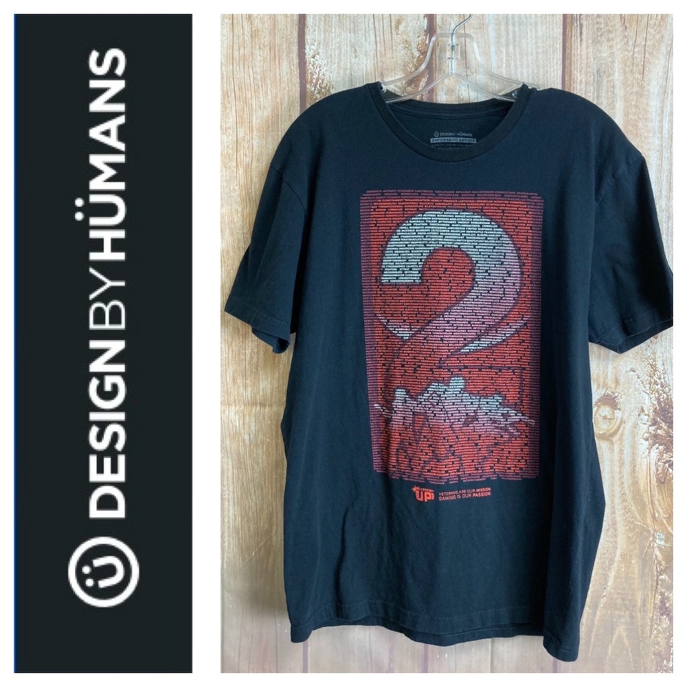 ➡️Design by Humans Empowering Artists Tee Size Large